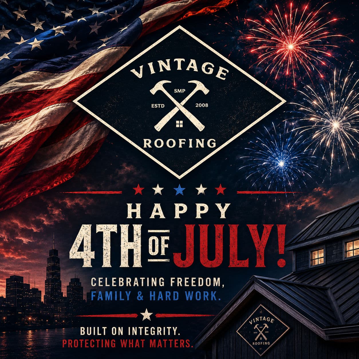 Project Happy 4th of July from Vintage Roofing image