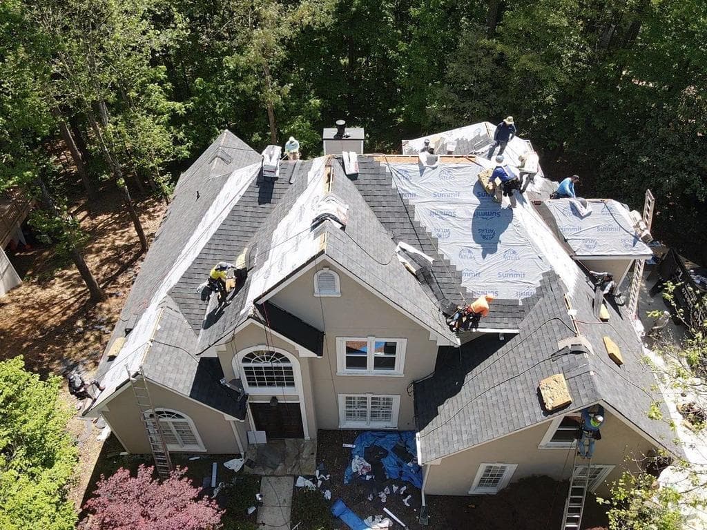 Full Roof Replacement with Atlas Pinnacle Pristine Black Shadow image