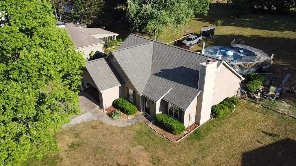 Atlas Pinnacle Pristine Lifetime Shingles on a Multi-Pitch Roof image