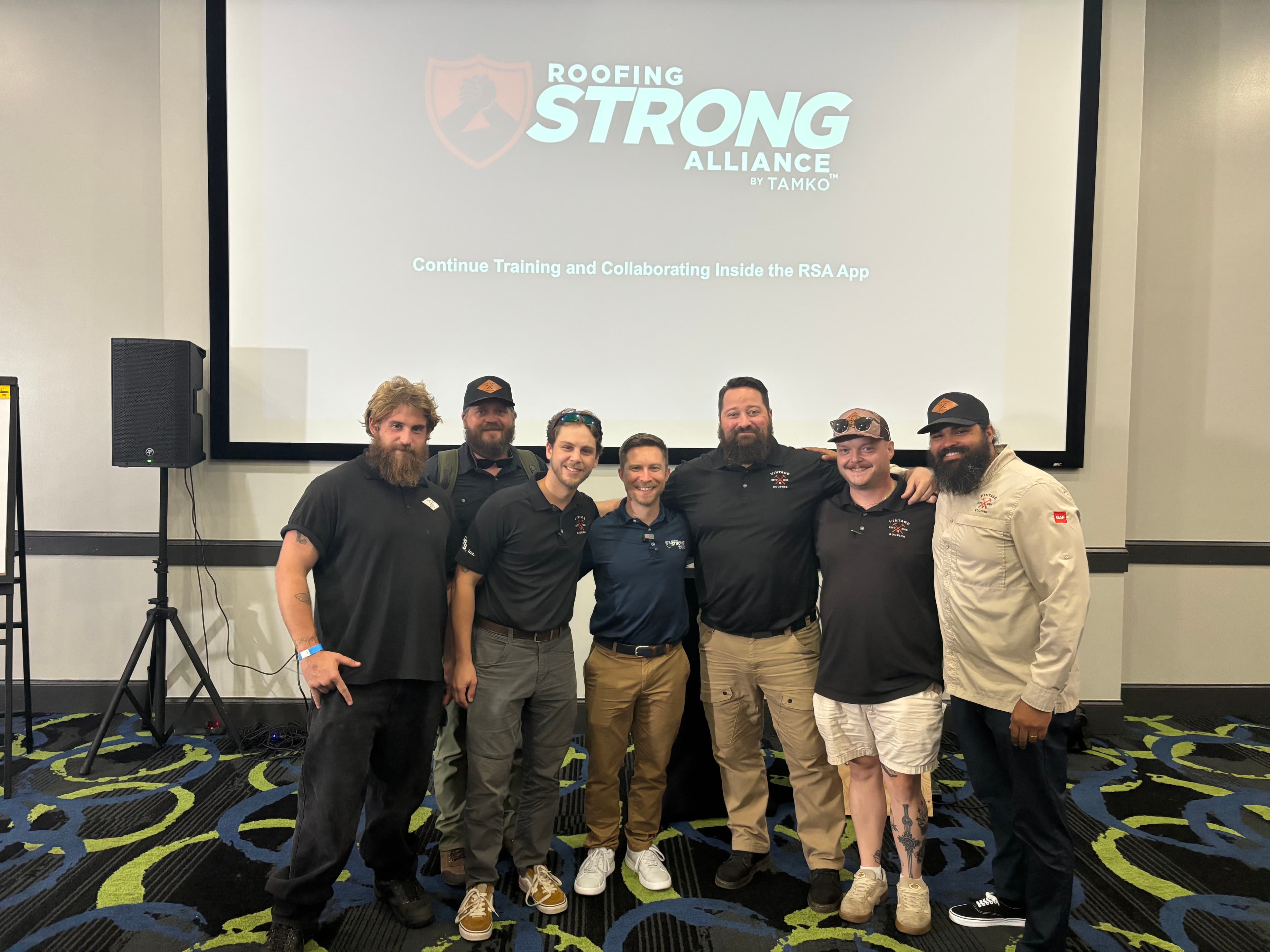 Project Our Team Just Leveled Up at TAMKO Roofing Strong Alliance Training image