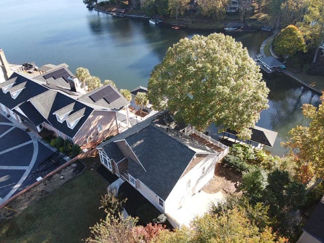 Lakefront Home Roofing Upgrade with Class 3 Hail Impact Shingles image