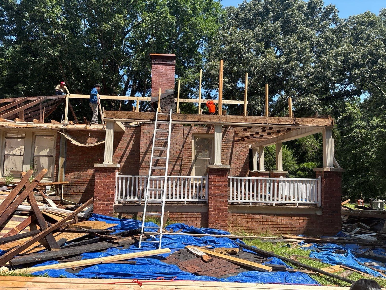 Roof Restoration of Historic Home Underway image