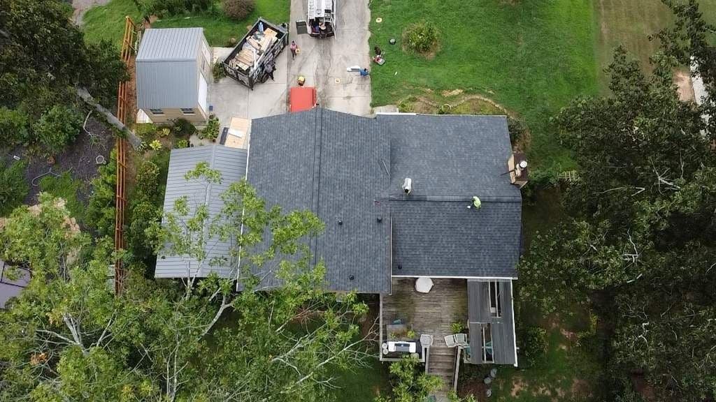 Atlas Pinnacle Pristine Black Shadow Roof Installation