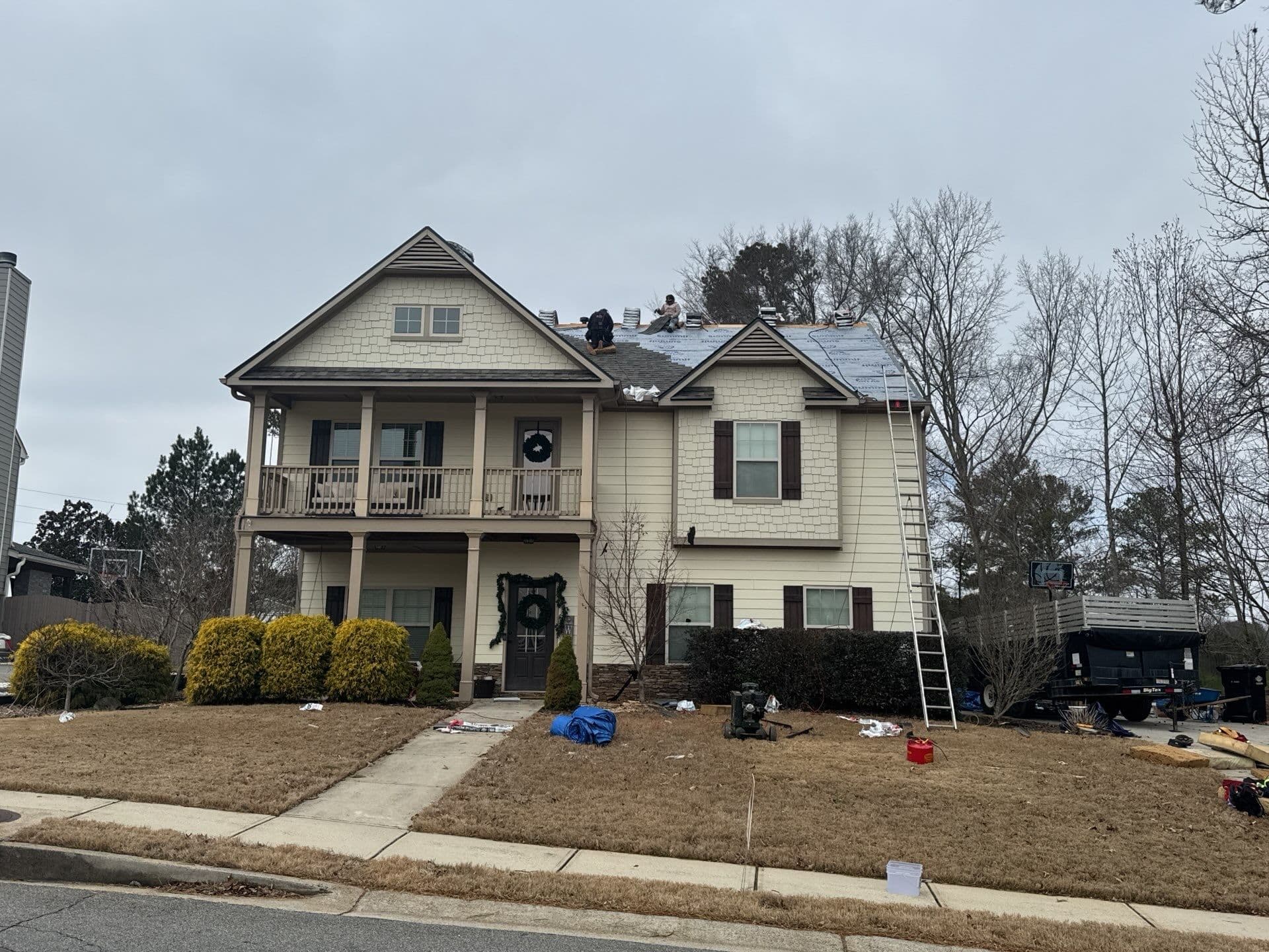 Project Strengthening Roof with Majestic Shake Shingles image