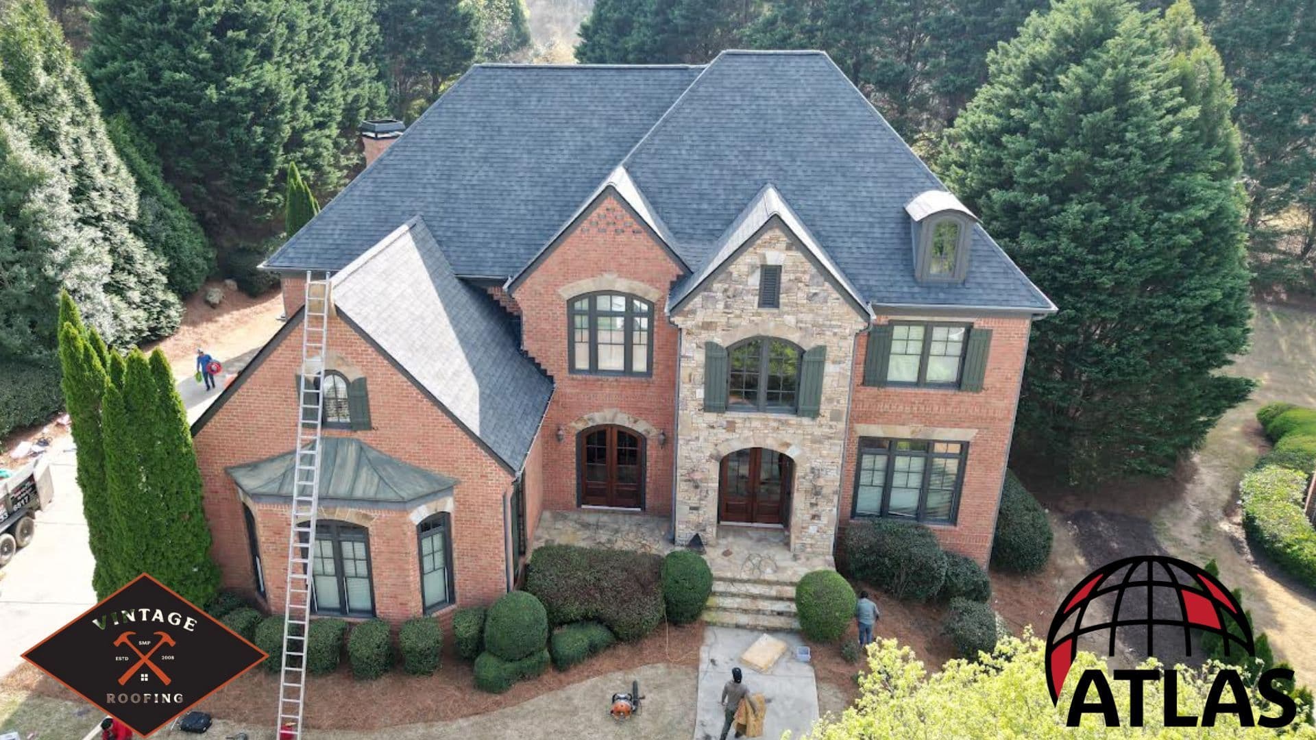 Gallery photos for Roofing Mastery with Atlas Pinnacle Pristine in Black Shadow: Image #3